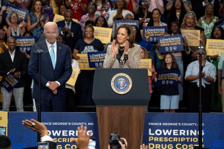 Harris likely to join Biden on Chicago convention stage on Monday