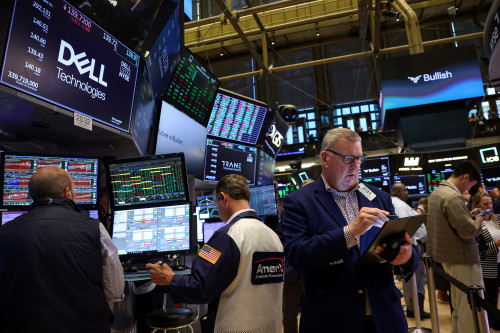 S&P 500, Nasdaq hover near record highs on September rate cut hopes