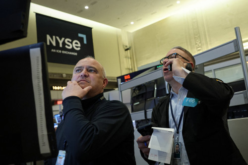 Wall St opens lower as tariff uncertainty hurts risk appetite
