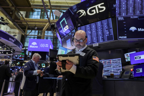 Wall St opens higher on Mideast de-escalation hopes; monthly losses loom
