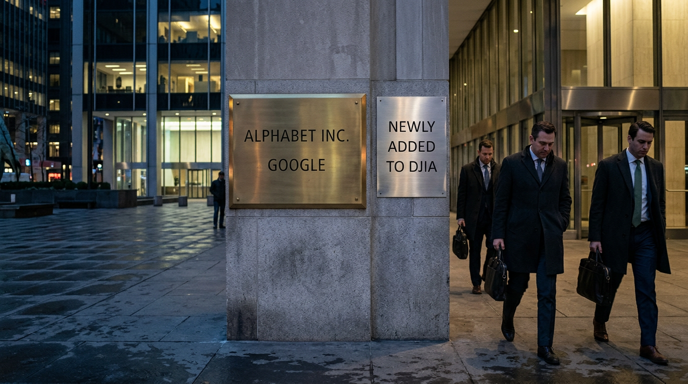 Alphabet Joins the Dow at the Wrong Moment