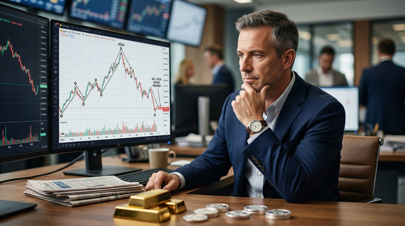 Gold Just Gave Back Its Entire 2026 Gain. The Next Trade Is Not What You Think.