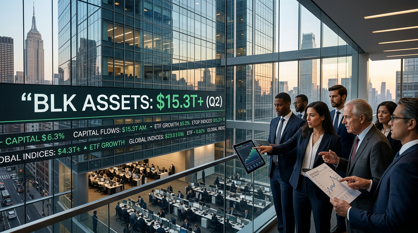BlackRock Just Hit $15.3 Trillion. The Stock Is Still Off Its High.