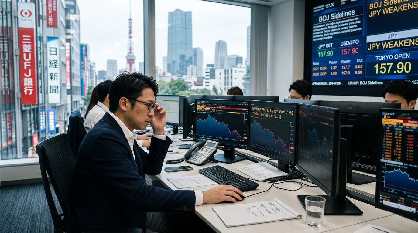 Soft Japanese Producer Prices Hand the Yen Bears New Ammo