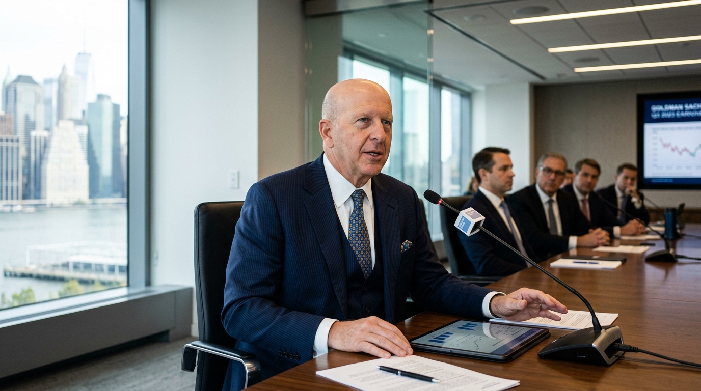 Goldman CEO Says He Isn&rsquo;t Going Anywhere