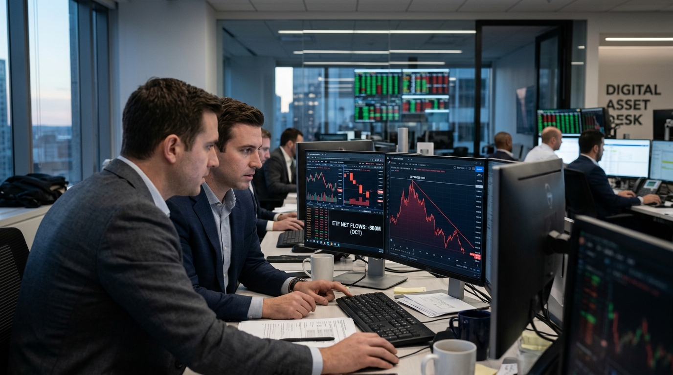 Bitcoin ETFs Just Erased September&rsquo;s Gains in Eight Days